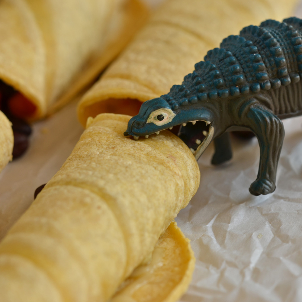 Alex tastes a flauta