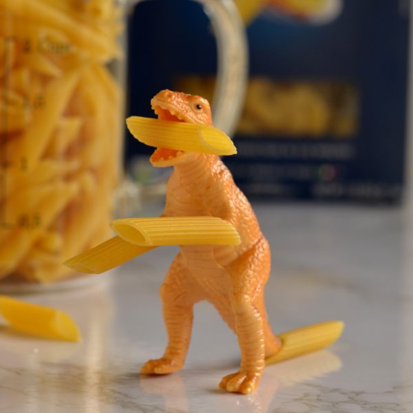 Blondie with penne pasta